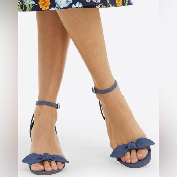 Women’s Draper James Preston Sandals in Dark Wash - Picture 2 of 11